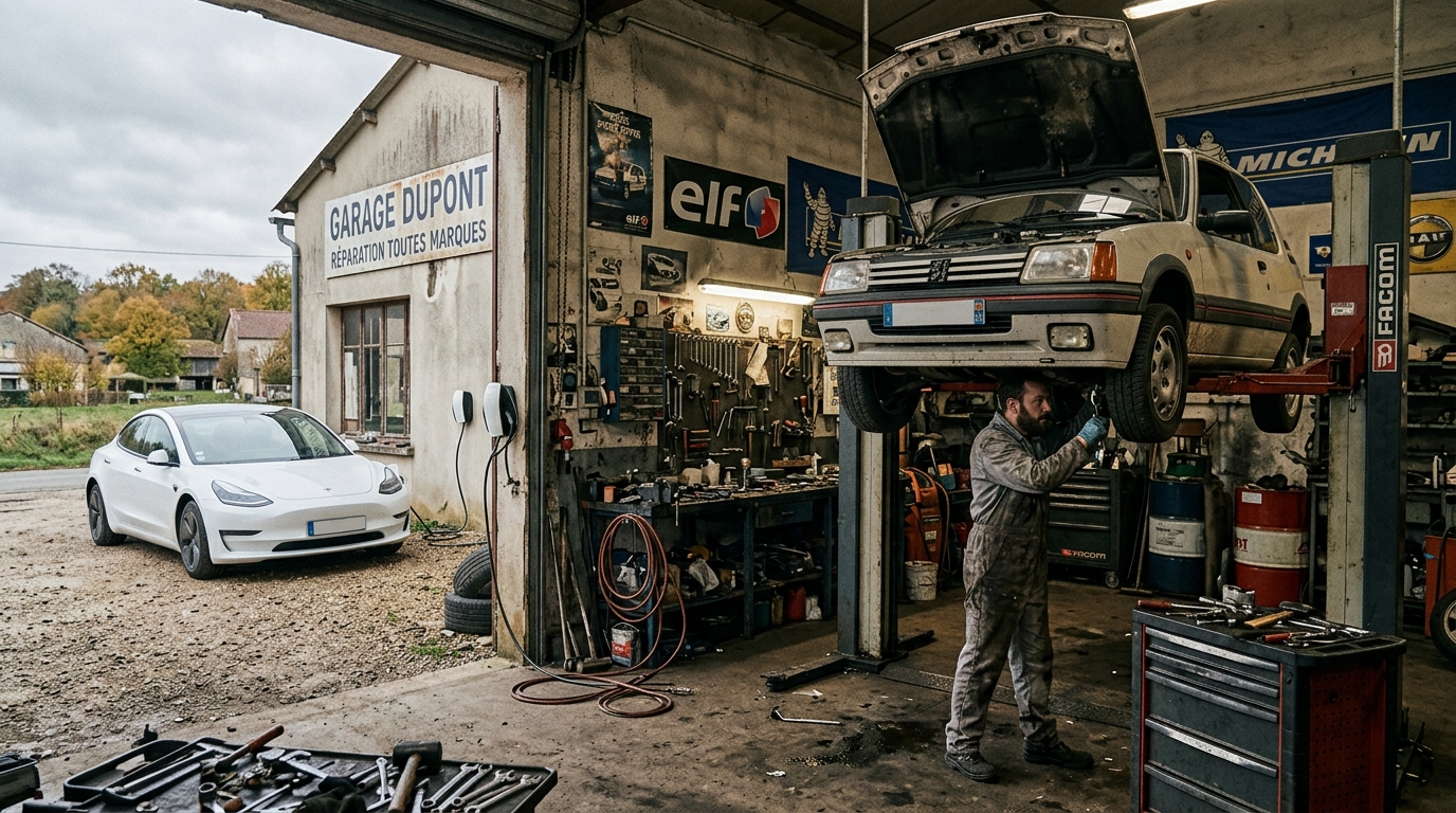 Après-vente auto : parc vieillissant et choc tech