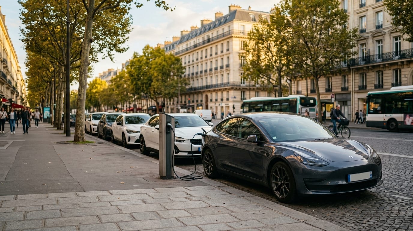 Investir dans des voitures électriques en Île-de-France : le cas des Tesla