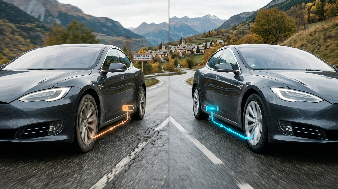 Pneus Tesla Model 3 : +38 km d'autonomie