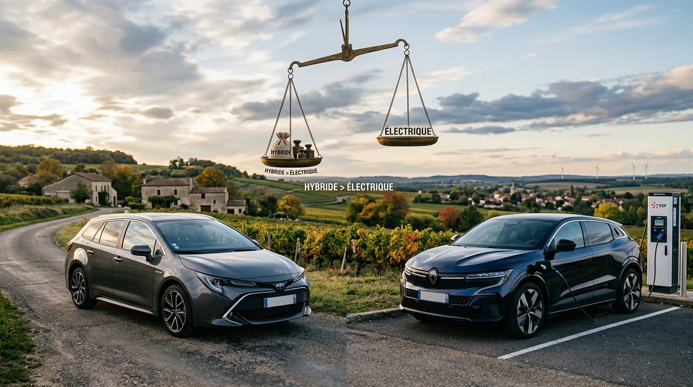 Hybrides vs électriques : le marché français bascule